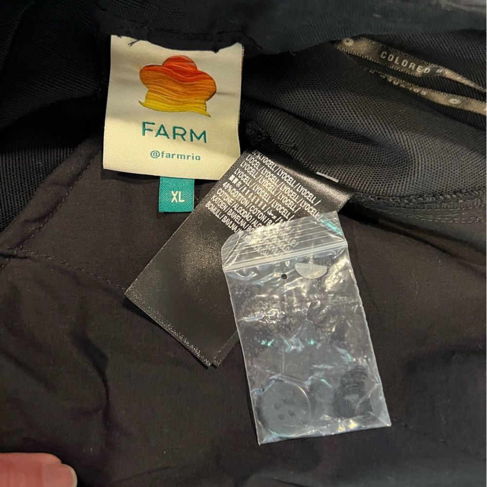 Farm Rio Wide Leg Ribbed Twill Pants - Picture 11 of 12